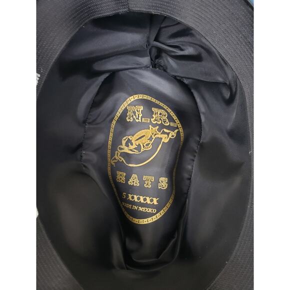 N.R. Hats 5 XXXXX Women’s Hat Size M Sombrero Mexico Cowgirl Floral Teal Fairy main image 7